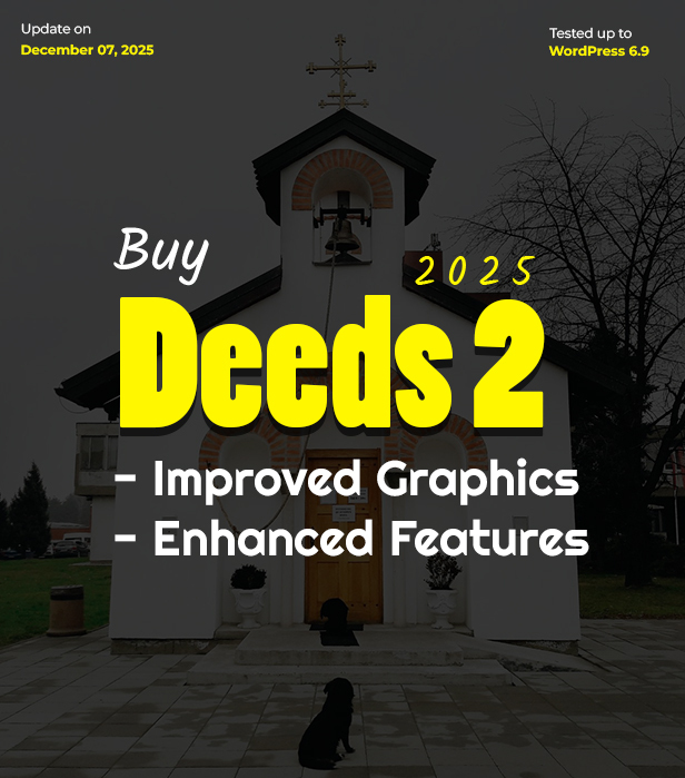 Deeds2 - Religion and Church WordPress Theme - 1