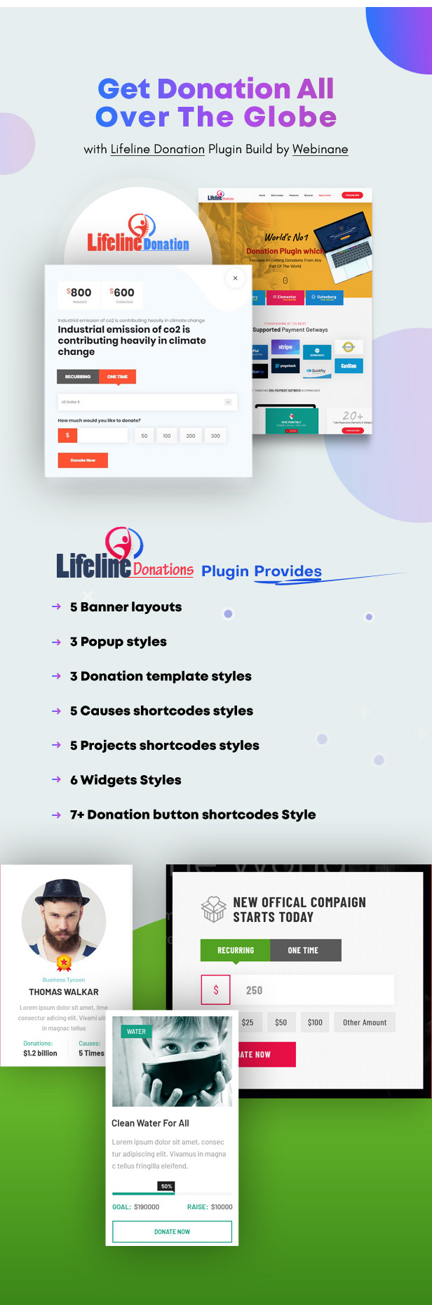 Lifeline 2 - Nonprofit WordPress Theme for Charity, Fundraising and NGO Organizations